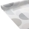 Papier peint intissé RING coloris blanc et gris - 4MURS