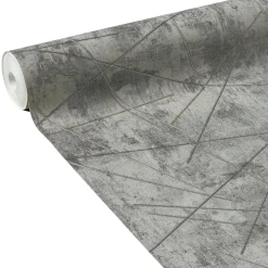 Papier peint intissé SEDNA coloris gris métallisé - 4MURS