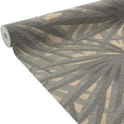 Papier peint intissé SHAÏNA coloris gris chaud - 4MURS