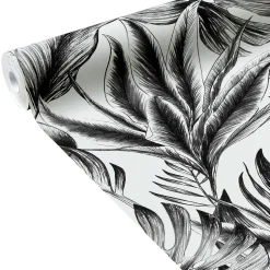 Papier peint intissé SORAYA coloris noir - 4MURS