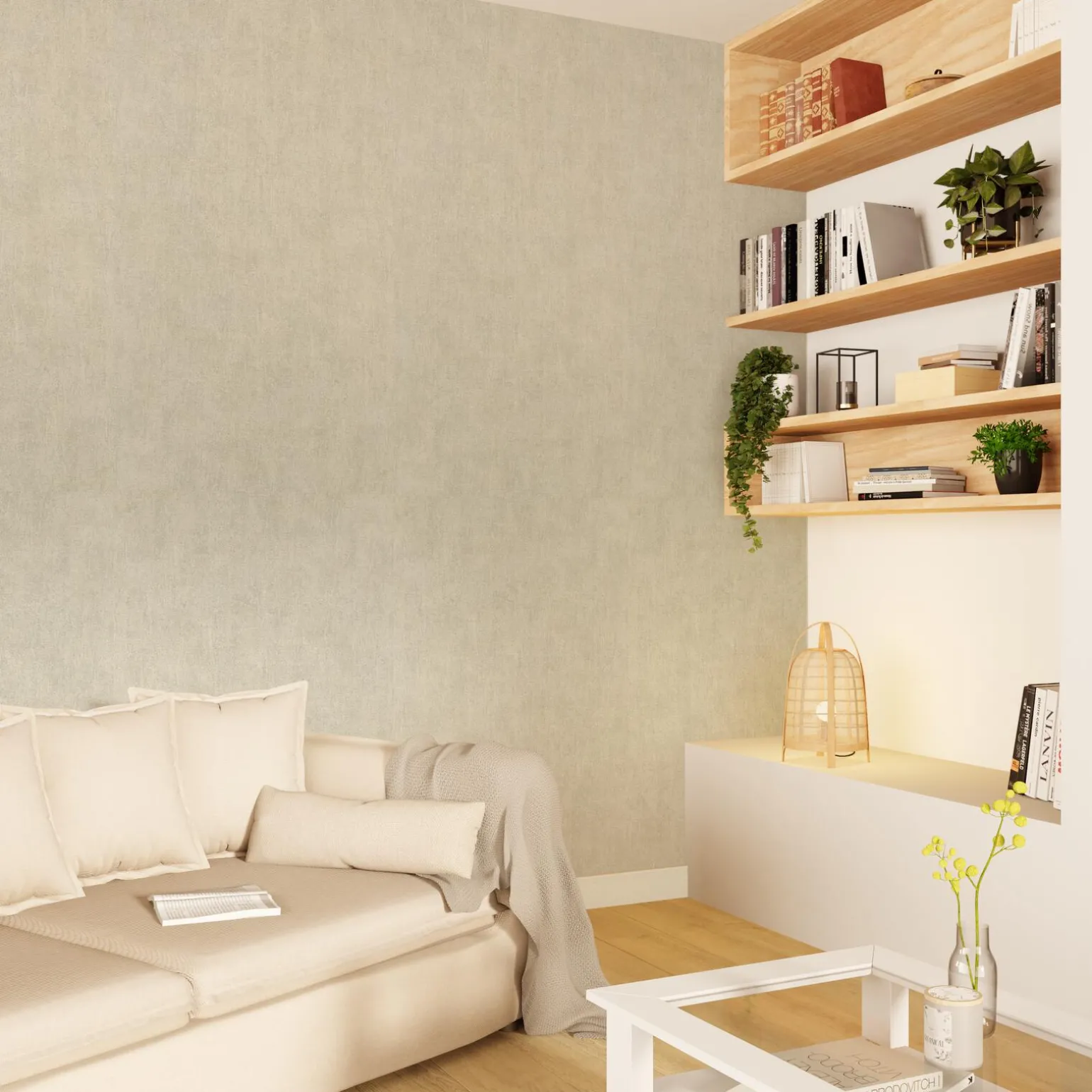 Papier peint intissé SUBLIME coloris sable beige - 4MURS