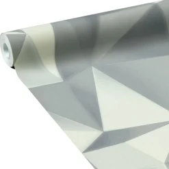 Papier peint intissé SWAN coloris blanc grisé - 4MURS
