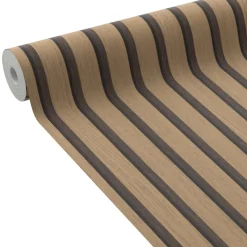 Papier peint intissé TASSEAUX coloris bois clair - 4MURS
