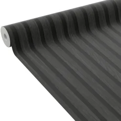 Papier peint intissé TASSEAUX coloris gris anthracite - 4MURS