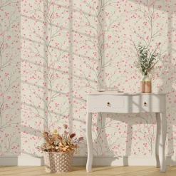 Papier peint intissé TOKYO BLOSSOM X METROPOLITAN STORIES écru - 4MURS