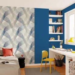 Papier peint intissé WEBLINES coloris blanc - 4MURS