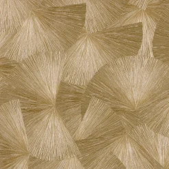 Papier peint intissé YANG coloris or - 4MURS