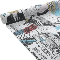 Papier peint intissé YUKIO coloris multicolore - 4MURS