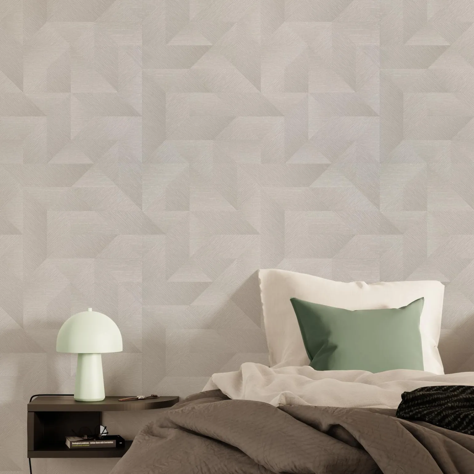 Papier peint intissé ZAKARY coloris blanc - 4MURS
