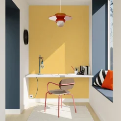 Papier peint PANAMA coloris jaune maïs - 4MURS