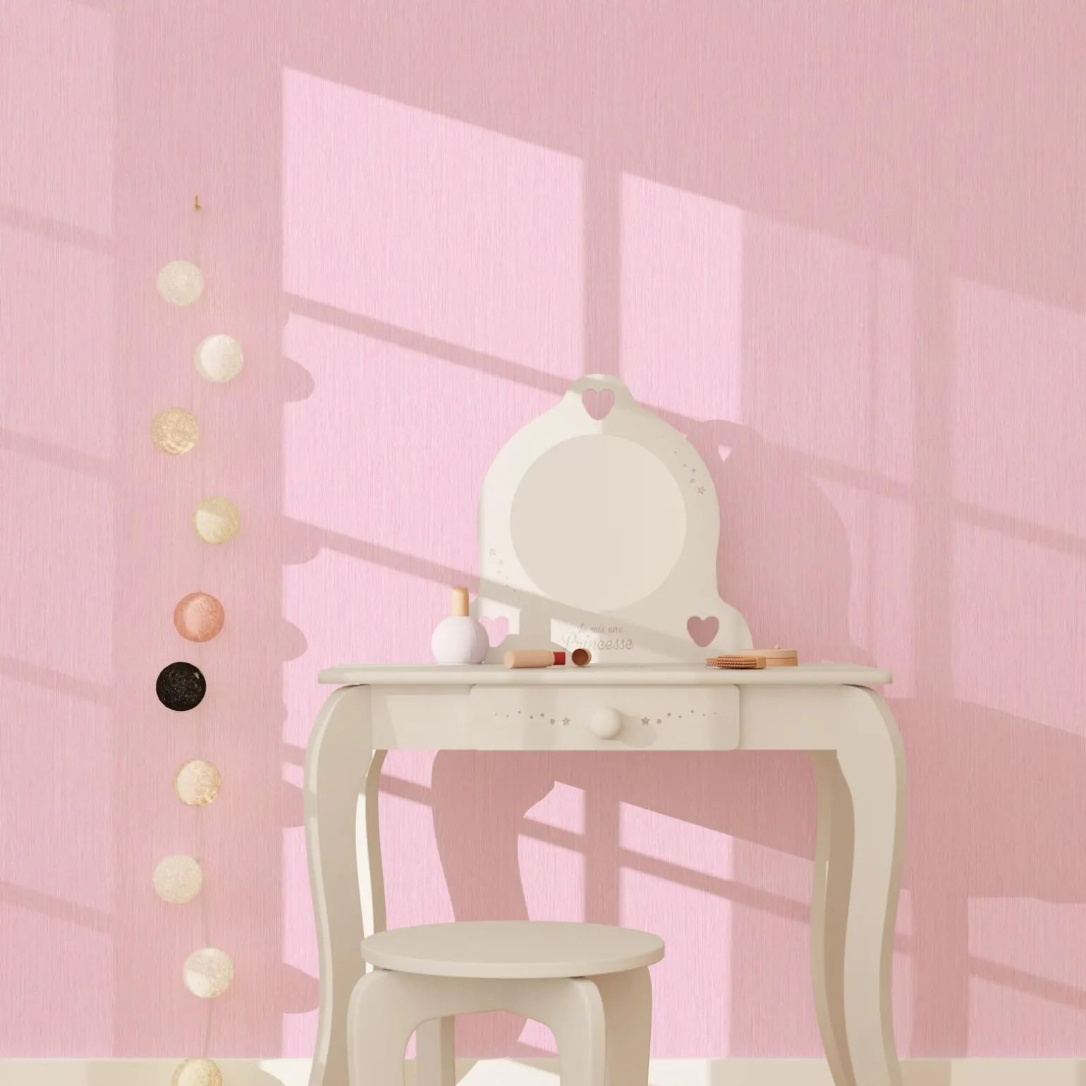 Papier peint PANAMA coloris rose barbapapa - 4MURS