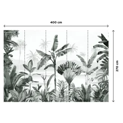 Papier peint panoramique XL WILD WILD COLORS EVERGREEN XL 400 x 270 cm