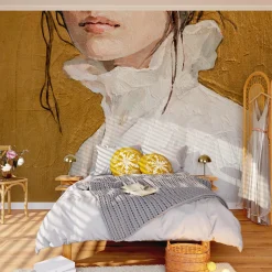 Papier peint panoramique XL BLANCHE 400 x 270 cm - 4MURS