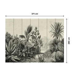 Papier peint panoramique XL ATTAYA 371 x 280 cm - 4MURS