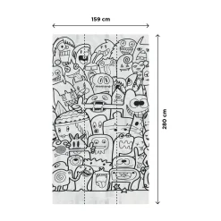 Papier peint panoramique L WILLY 159 x 280 cm - 4MURS