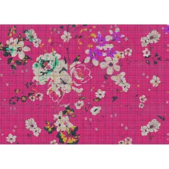 Papier peint panoramique XL FLAID 400 x 270 cm fuchsia - 4MURS