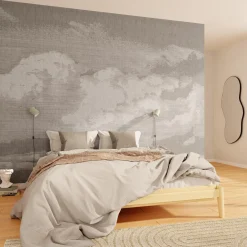 Papier peint panoramique XL NUBE 400 x 270 cm gris perle - 4MURS