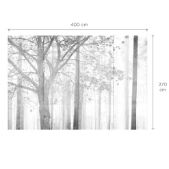 Papier peint panoramique XL AGATIE 400 x 270 cm - 4MURS