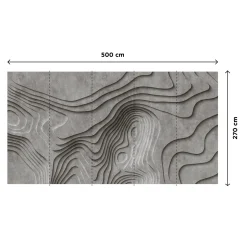Papier peint panoramique XXL KANNYCONCRET 500 x 250 cm - 4MURS