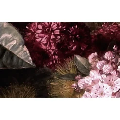 Papier peint panoramique XL FILAMENE 400 x 270 cm mauve et noir