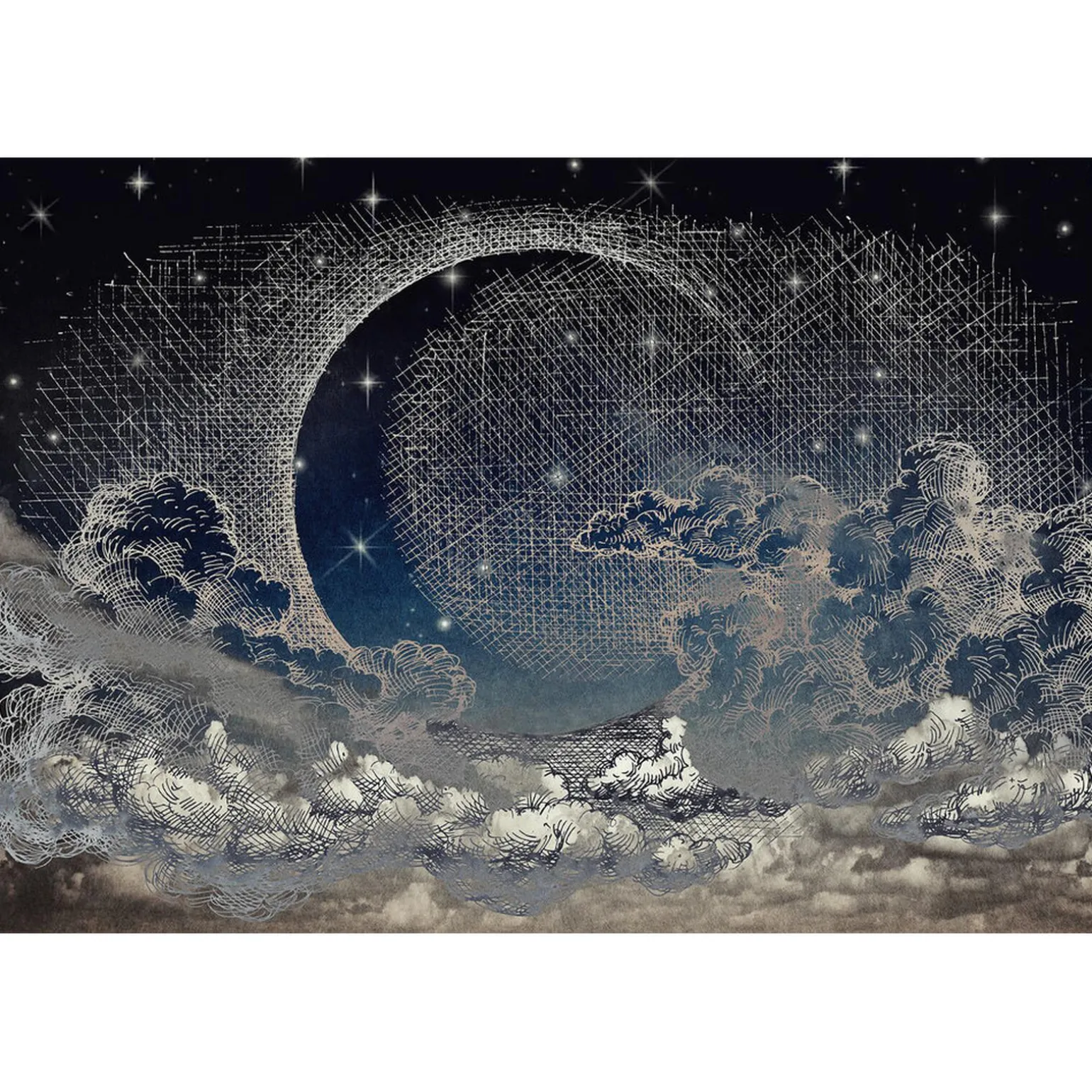 Papier peint panoramique XL MOONLIGHT 400 x 270 cm - 4MURS