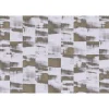 Papier peint panoramique XL PATCHY 400 x 270 cm taupe - 4MURS