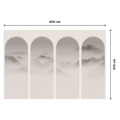 Papier peint panoramique XL GUILHEM 400 x 270 cm - 4MURS