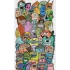 Papier peint panoramique L RICKY 159 x 280 cm - 4MURS