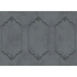 Papier peint panoramique XL AGNES 400 x 270 cm gris moyen - 4MURS