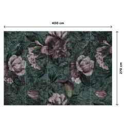 Papier peint panoramique XL BLOMSTER 400 x 270 cm - 4MURS