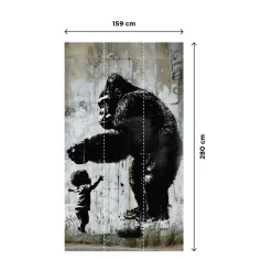 Papier peint panoramique L GORILLA 159 x 280 cm - 4MURS