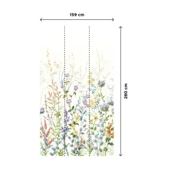 Papier peint panoramique L JASMINE 159 x 280 cm - 4MURS
