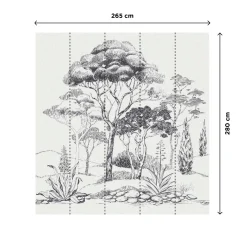 Papier peint panoramique XL DIGNAC 265 x 280 cm - 4MURS