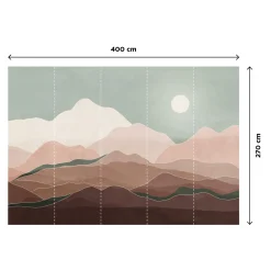 Papier peint panoramique XL TOUBKAL SUNSET 400 x 270 cm - 4MURS