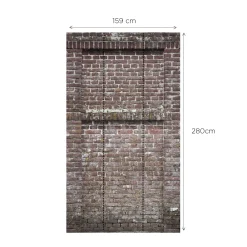 Papier peint panoramique L CASTLE WALL 159 x 280 cm - 4MURS