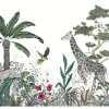 Papier peint panoramique XL DAY COLOR JUNGLE 300 x 270 cm - 4MURS