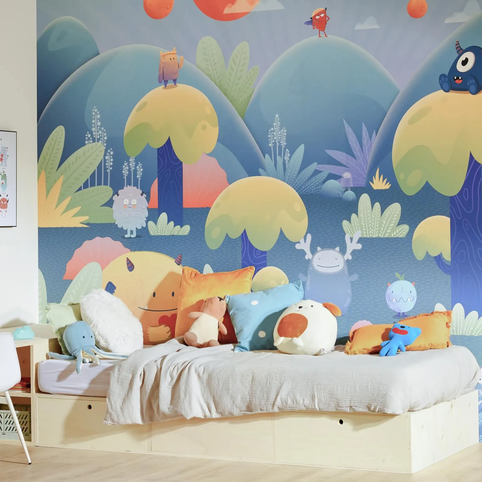 Papier peint panoramique XL MONSTER PARADISE 300 x 270 cm - 4MURS