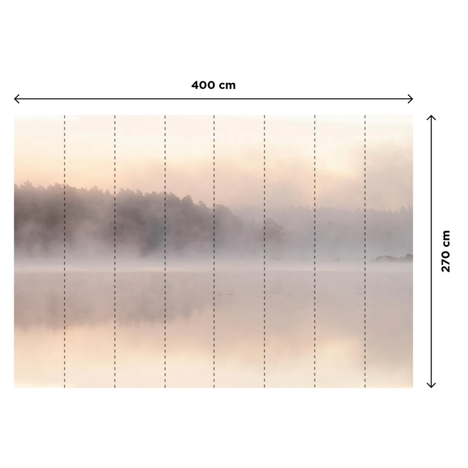 Papier peint panoramique XL NOAH 400 x 270 cm - 4MURS