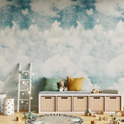 Papier peint panoramique L BLUE CLOUDS 159 x 280 cm - 4MURS