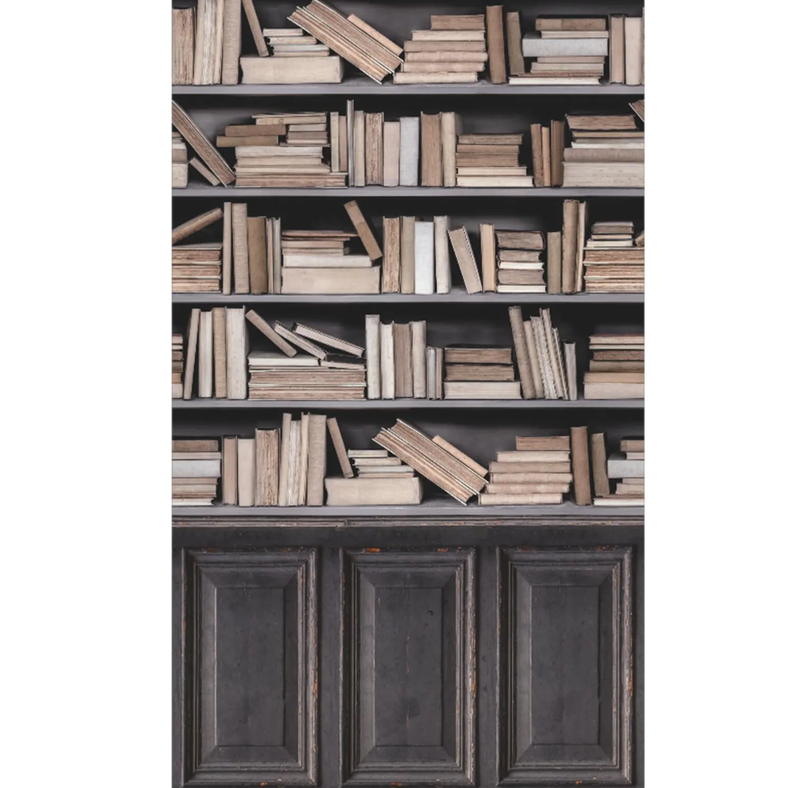 Papier peint panoramique L BOOKSHELF 159 x 280 cm - 4MURS