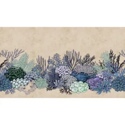 Papier peint panoramique XXL CORALIA 500 x 270 cm beige clair - 4MURS
