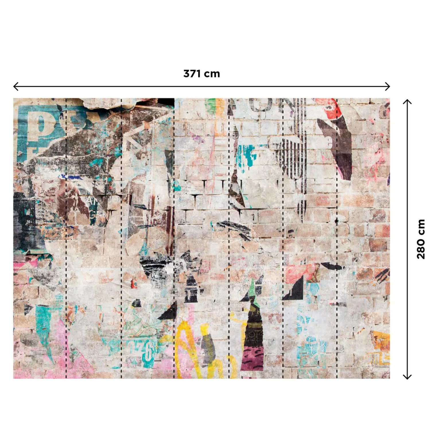 Papier peint panoramique XL MAXHIM 371 x 280 cm - 4MURS