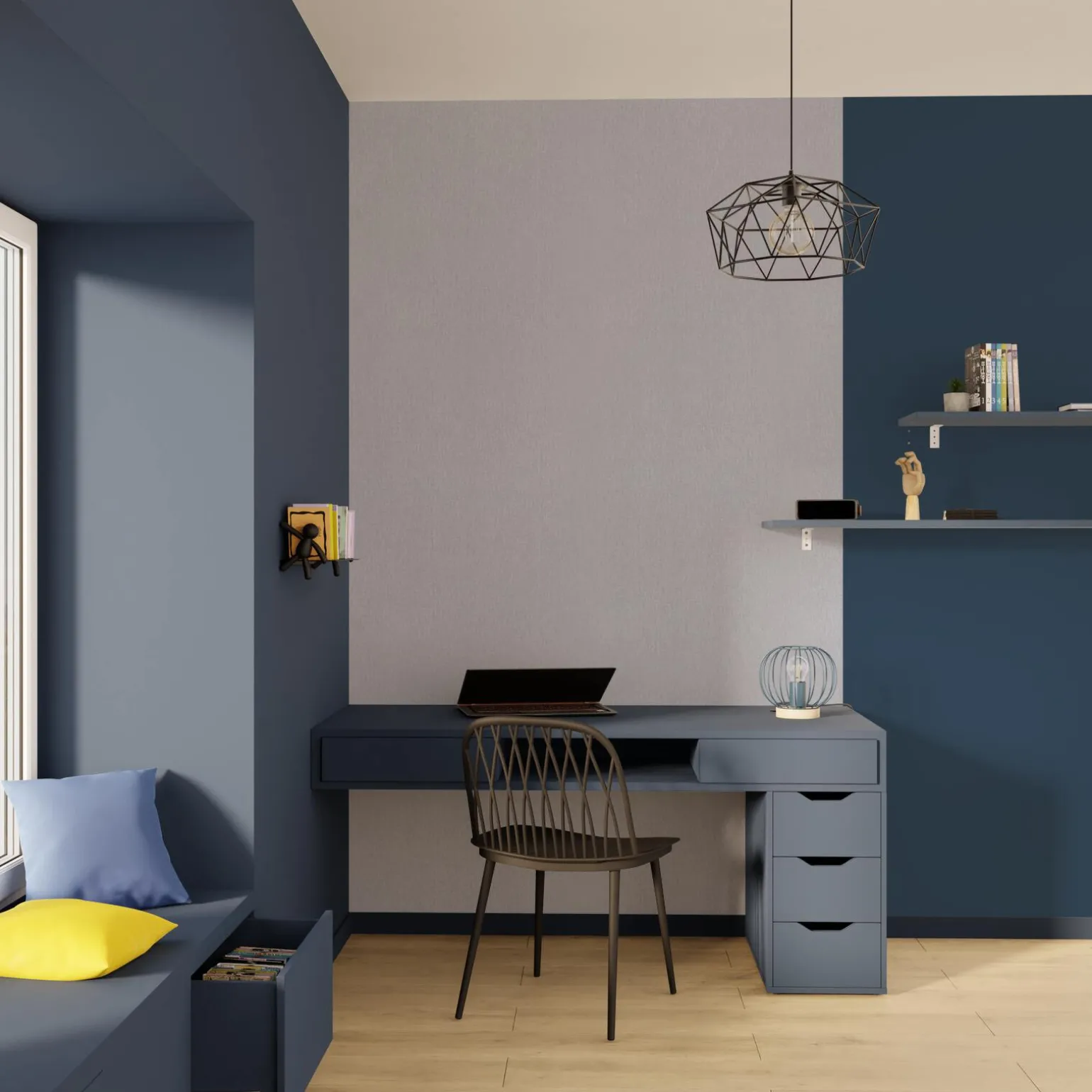 Papier peint vinyle PODIUM coloris Gris clair - 4MURS