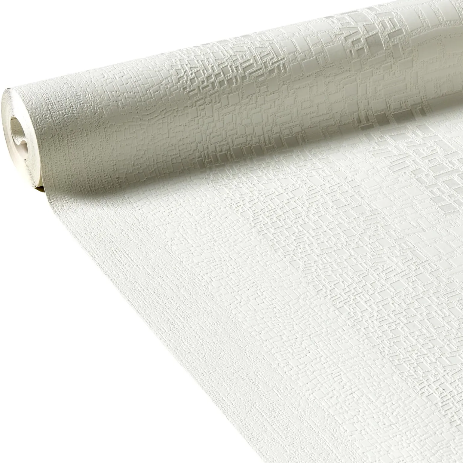 Papier peint vinyle STONE LIGHT coloris blanc - 4MURS