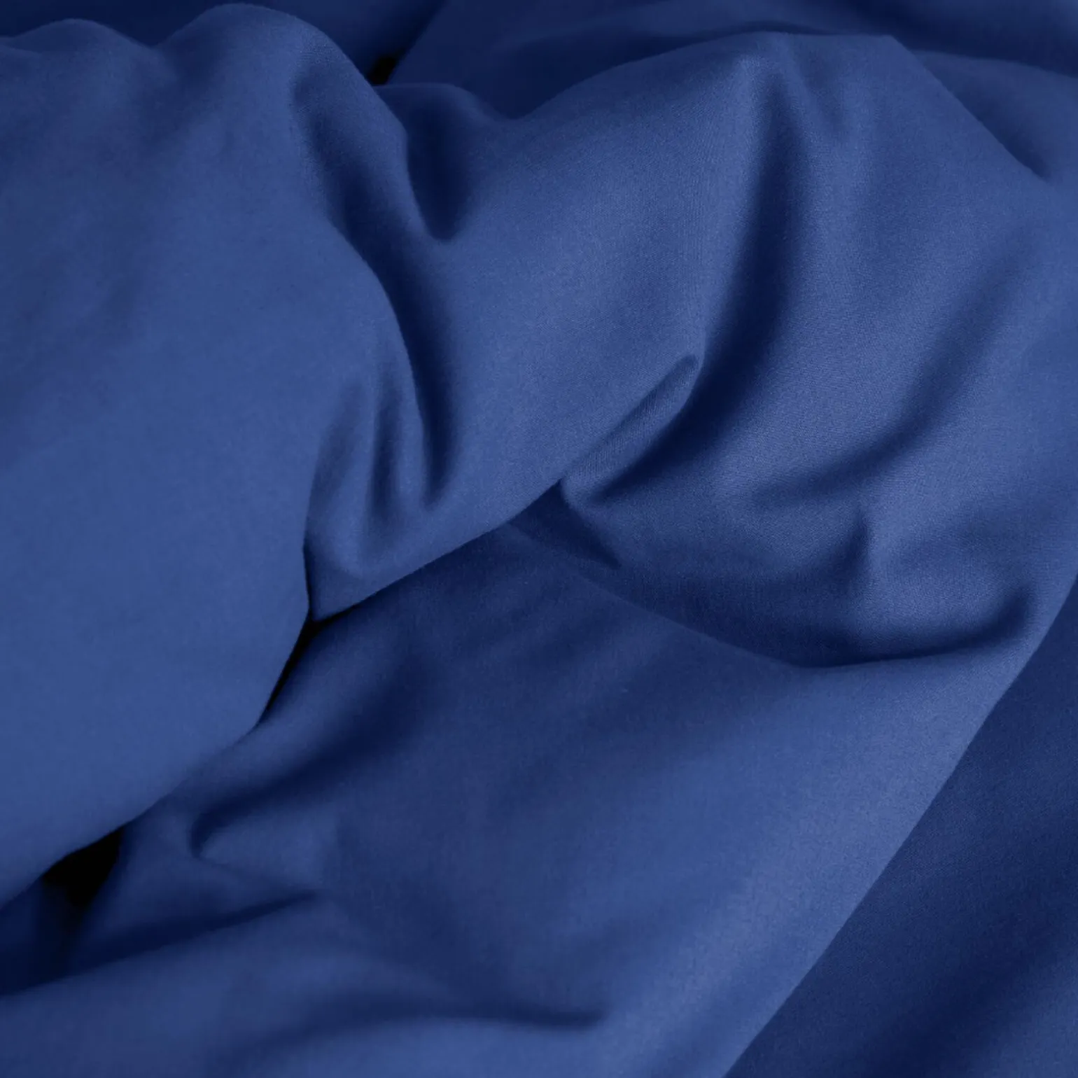 Parure de lit BLUE coloris bleu outremer 260 x 240 cm - 4MURS