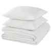 Parure de lit en gaze de coton ANOKIAS blanc 240 x 260 cm - 4MURS