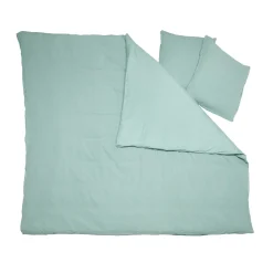 Parure de lit en gaze de coton ANOKIAS amande 240 x 260 cm - 4MURS