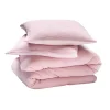 Parure de lit en gaze de coton ANOKIAS rose 240 x 260 cm - 4MURS