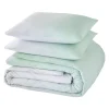 Parure de lit en percale de coton UMA bleu acqua 240 x 220 cm - 4MURS