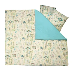 Parure de lit en percale de coton BALATA rose 240 x 220 cm - 4MURS